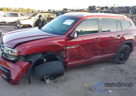 2019 Volkswagen Atlas 3.6L V6 Sel R-Line from USA, damaged, VIN 1V2SR2CA3KC506582